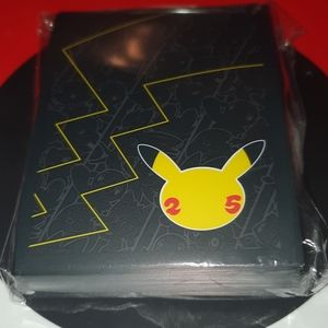 Pokémon 25th Anniversary card sleeves